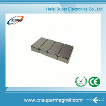 ISO9001 Certificated N42 Ni Coating Neodymium Block Magnet